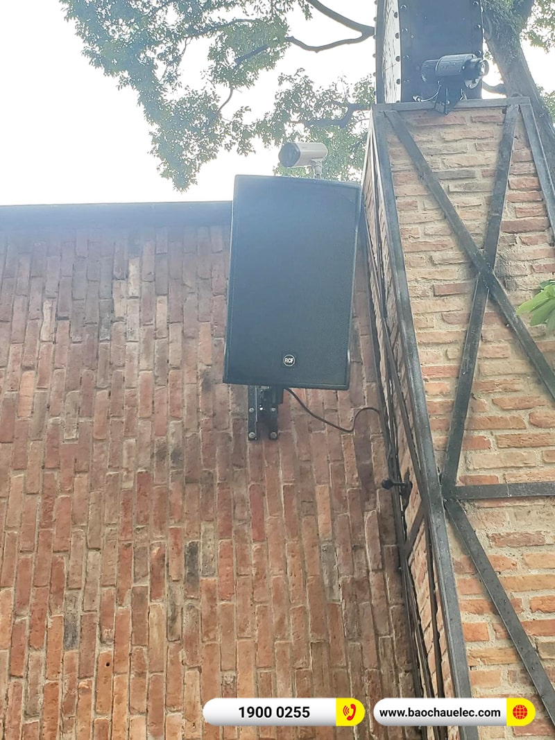 Lắp đặt dàn âm thanh 110tr cho quán SCMC Club House tại TPHCM (RCF EMAX 3112 MK2, VM840A, MG12XU, Actpro DSP48)