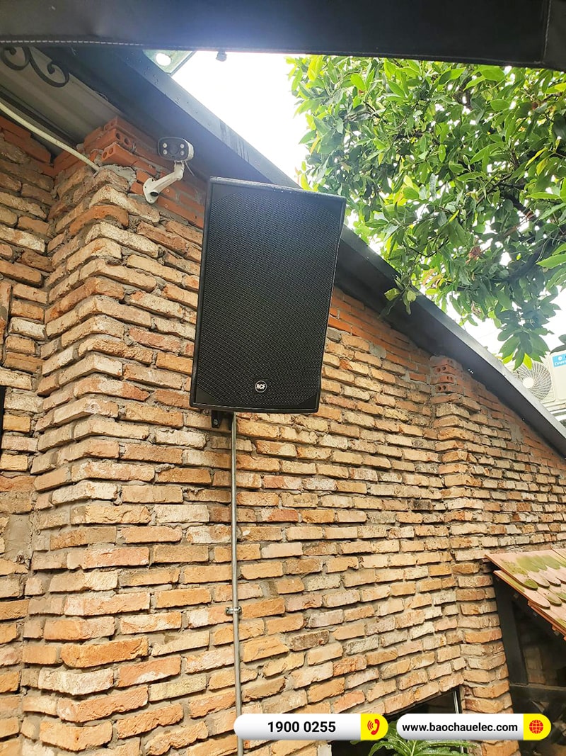 Lắp đặt dàn âm thanh 110tr cho quán SCMC Club House tại TPHCM (RCF EMAX 3112 MK2, VM840A, MG12XU, Actpro DSP48)