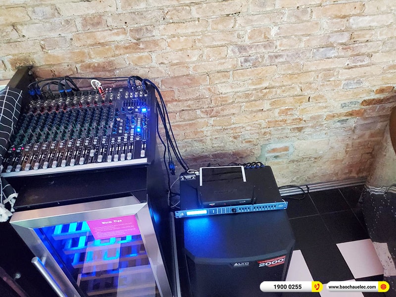 Lắp đặt dàn âm thanh 110tr cho quán SCMC Club House tại TPHCM (RCF EMAX 3112 MK2, VM840A, MG12XU, Actpro DSP48)
