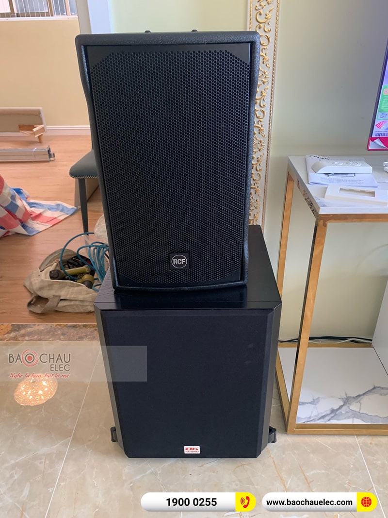 Lắp đặt dàn karaoke gia đình chị Ngân