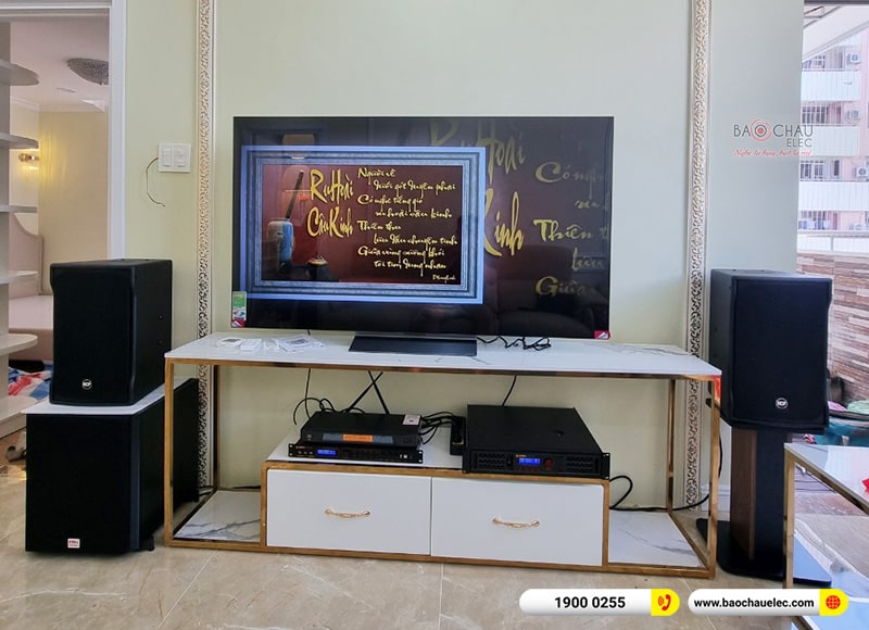 Lắp đặt dàn karaoke gia đình chị Ngân