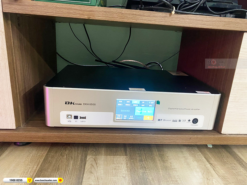 Lắp đặt dàn karaoke trị giá hơn 15 triệu cho anh Minh tại TPHCM (BIK BQ-S63, BKSound DKA 6500) 