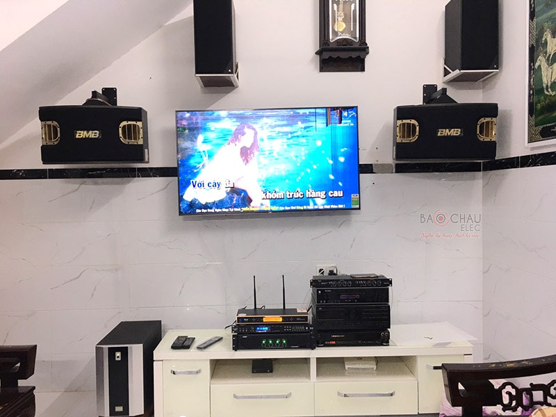 Dàn karaoke gia đình anh Tám ở Quận 4 h3