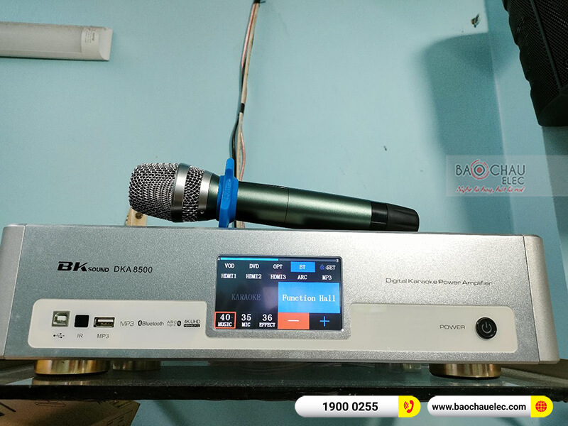 Lắp đặt dàn karaoke gia đình chị Trang tại TPHCM
