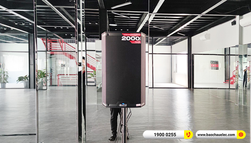 Lắp đặt dàn âm thanh hơn 20tr cho Công ty TNHH Up Gym tại TPHCM (Alto TS312, BKSound KP500) 