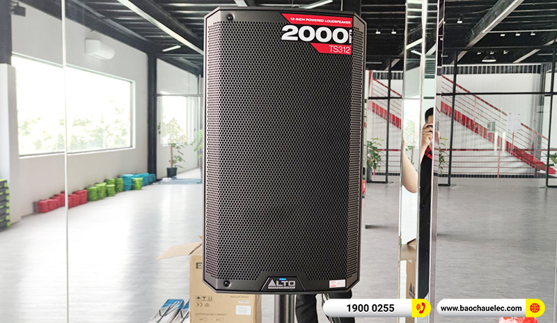 Lắp đặt dàn âm thanh hơn 20tr cho Công ty TNHH Up Gym tại TPHCM (Alto TS312, BKSound KP500) 