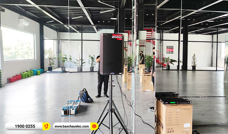 Lắp đặt dàn âm thanh hơn 20tr cho Công ty TNHH Up Gym tại TPHCM (Alto TS312, BKSound KP500) 