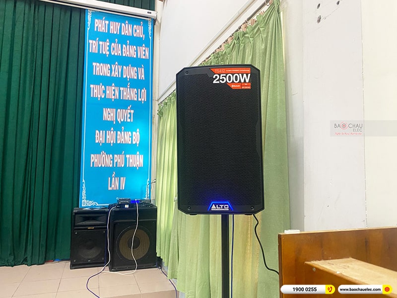 Lắp đặt hệ thống âm thanh Trường Lê Anh Xuân tại Hà Nội (Alto TS412, BKSound DSP 9000 Plus, U900 Plus X) 
