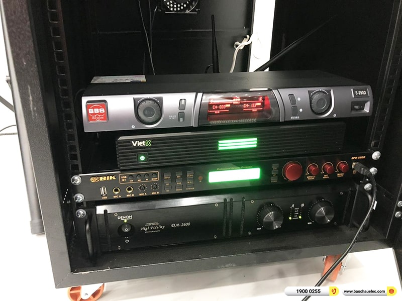 Lắp đặt dàn karaoke trị giá hơn 70 triệu cho anh Nam tại Bạc Liêu (JBL XS12, Denon DA-2600, BPR-5600, TS315S, BBS S290D)