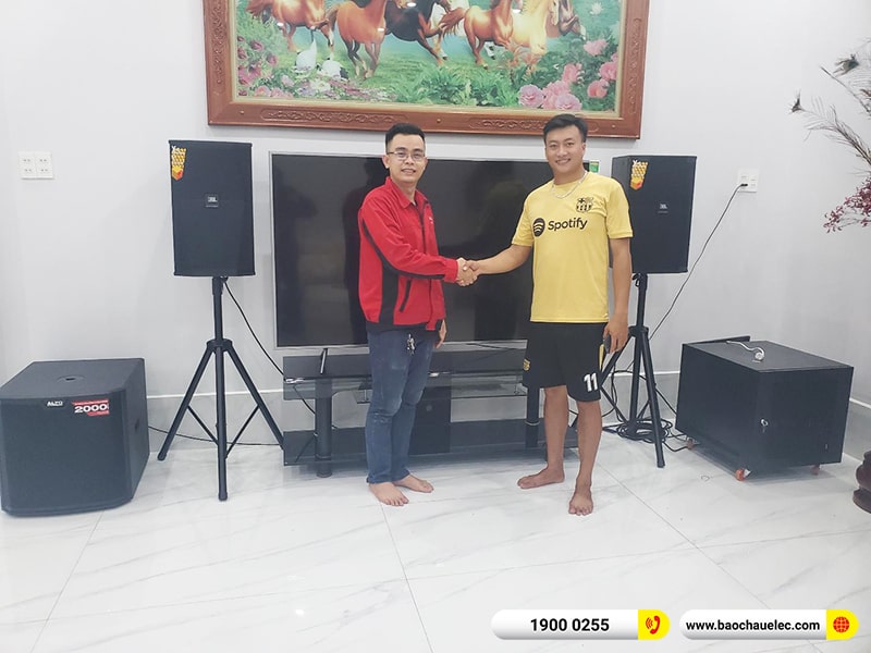 Lắp đặt dàn karaoke trị giá hơn 70 triệu cho anh Nam tại Bạc Liêu (JBL XS12, Denon DA-2600, BPR-5600, TS315S, BBS S290D)
