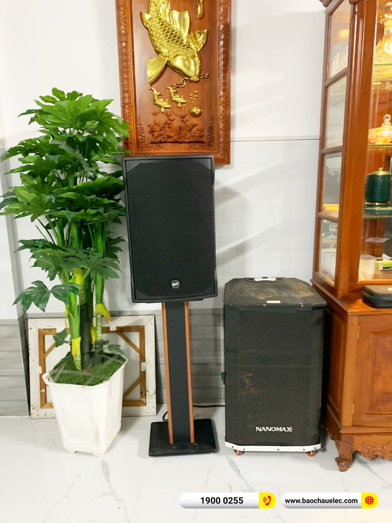 Lắp đặt dàn karaoke RCF hơn 85tr cho chị Hoa ở TPHCM (RCF EMAX 3112 MKII, Alto MP 2500, K9900 II, BCE VIP 6000,...)