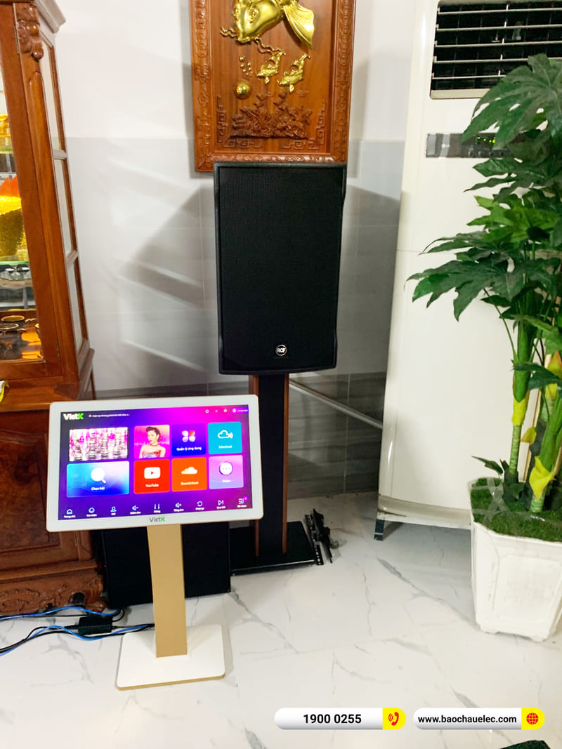 Lắp đặt dàn karaoke RCF hơn 85tr cho chị Hoa ở TPHCM (RCF EMAX 3112 MKII, Alto MP 2500, K9900 II, BCE VIP 6000,...)