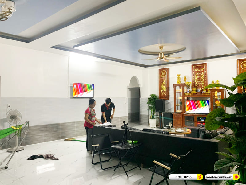 Lắp đặt dàn karaoke RCF hơn 85tr cho chị Hoa ở TPHCM (RCF EMAX 3112 MKII, Alto MP 2500, K9900 II, BCE VIP 6000,...)