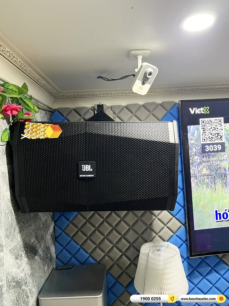 Lắp đặt dàn karaoke trị giá khoảng 90 triệu cho chị Trang tại TPHCM (JBL XS12, AAP TD8004, K9900II, BJ-W88 Plus, 4K Plus 4TB, Màn 22inch,…)