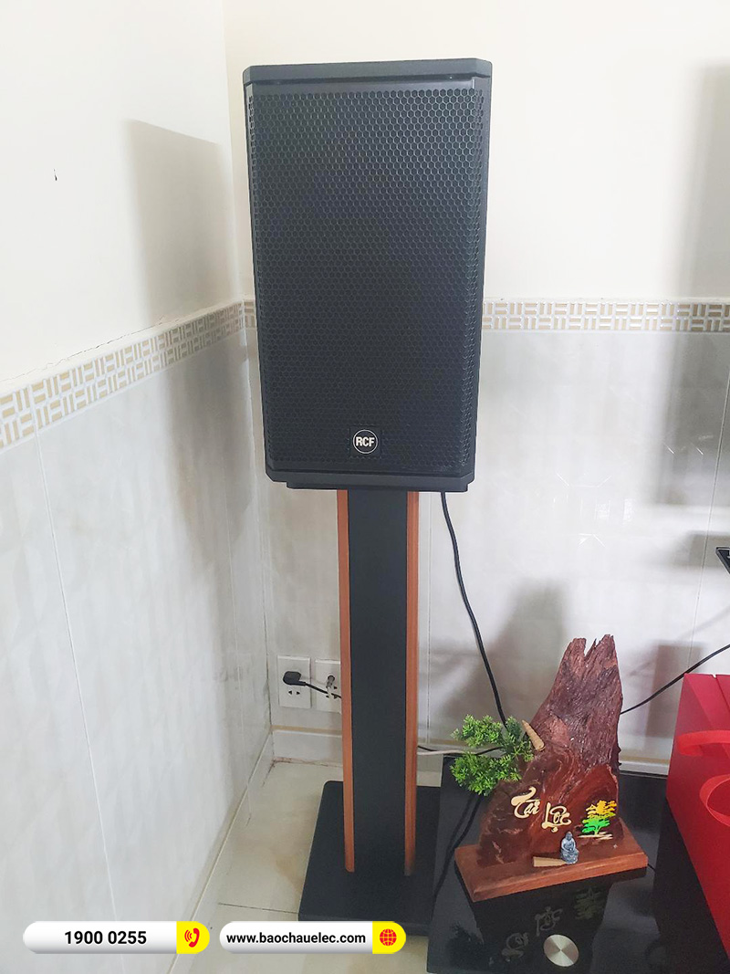 Lắp đặt dàn karaoke trị giá khoảng 50 triệu cho chị Vân tại TPHCM (RCF X-MAX 10, BPA-8200, KX180A, BCE VIP3000) 