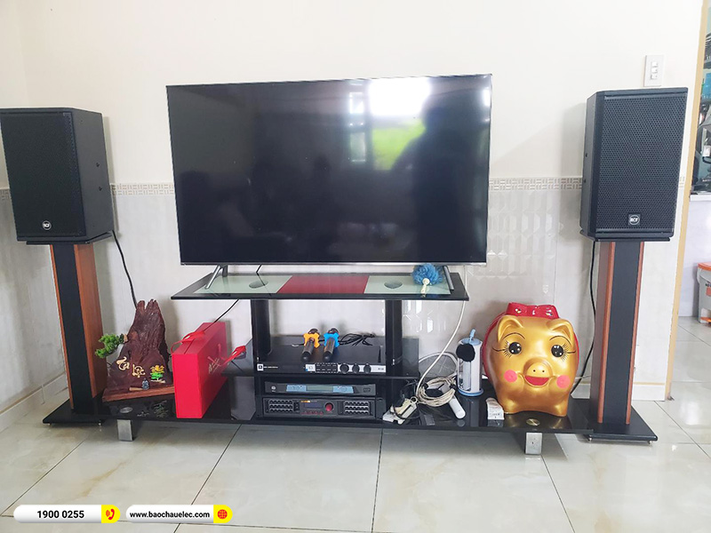 Lắp đặt dàn karaoke trị giá khoảng 50 triệu cho chị Vân tại TPHCM (RCF X-MAX 10, BPA-8200, KX180A, BCE VIP3000) 