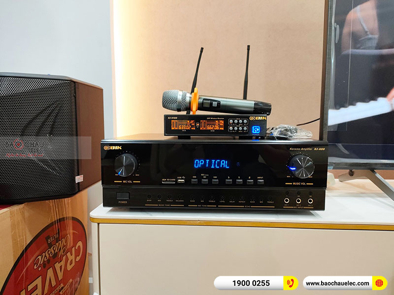 Lắp đăt dàn karaoke gia đình chị Đào tại TPHCM