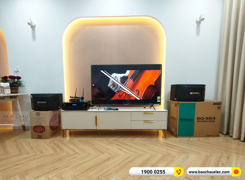Lắp đăt dàn karaoke gia đình chị Đào tại TPHCM