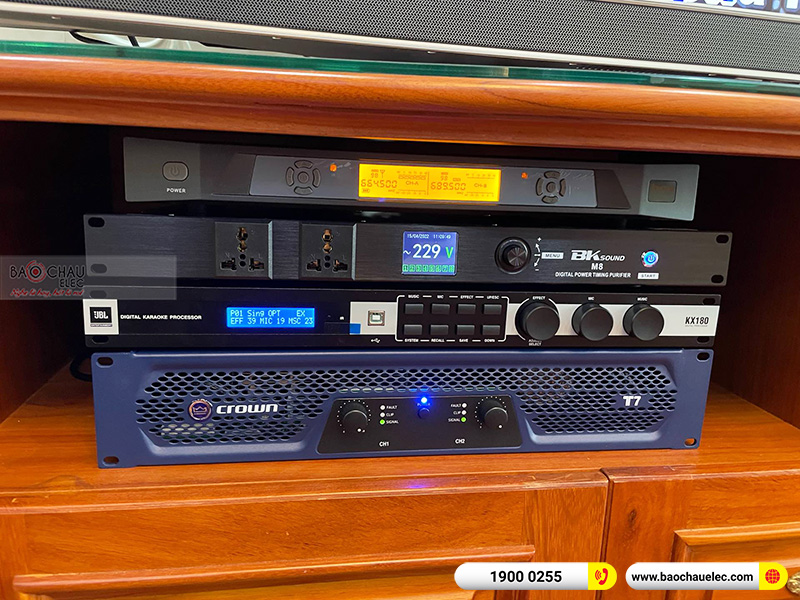 Lắp đặt d&agrave;n karaoke anh Minh tại TP HCM