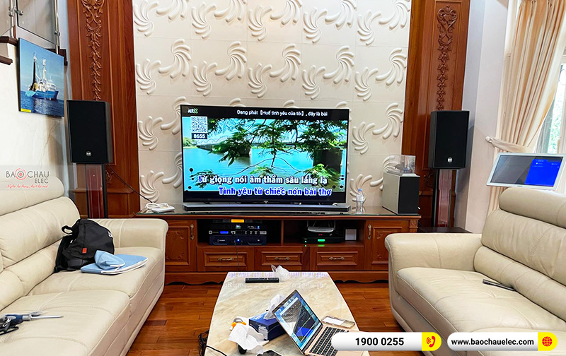 Lắp đặt d&agrave;n karaoke anh Minh tại TP HCM