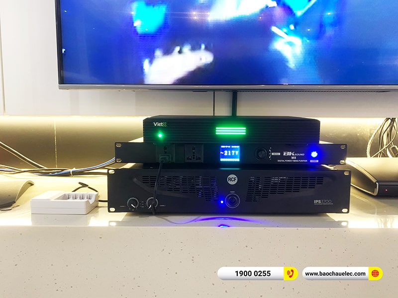 Lắp đặt dàn karaoke trị giá gần 200 triệu cho anh Quý tại TPHCM 