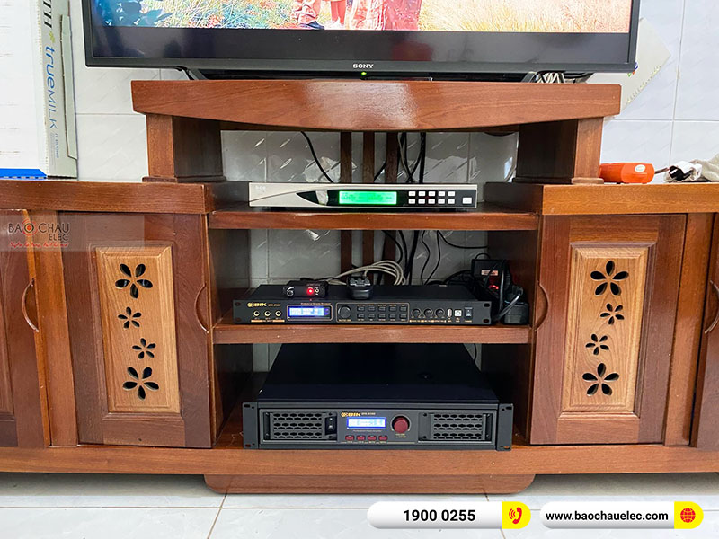 Lắp đặt dàn karaoke gia đình anh Thương