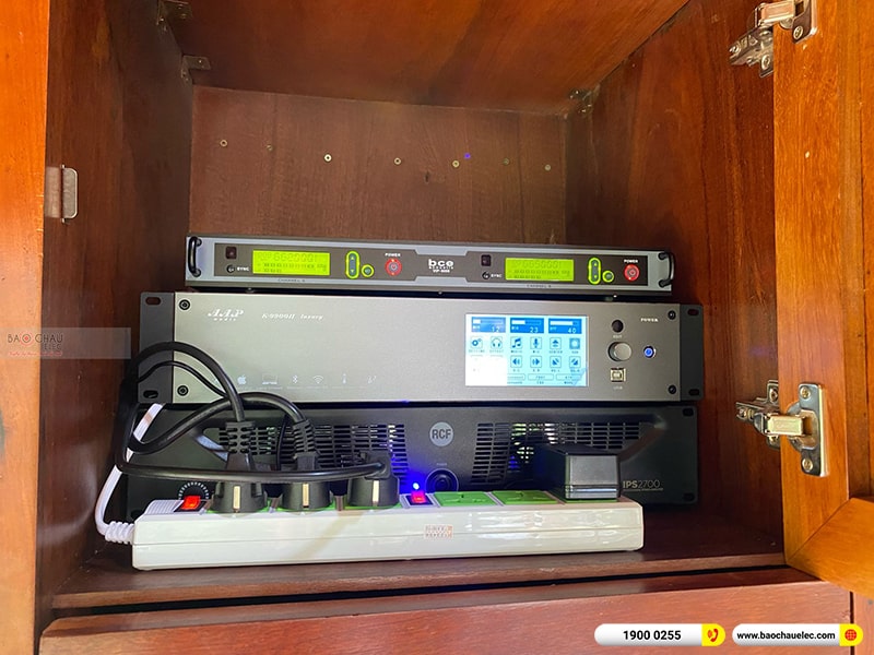 Lắp đặt dàn karaoke trị giá gần 120 triệu cho chị Mai tại TPHCM