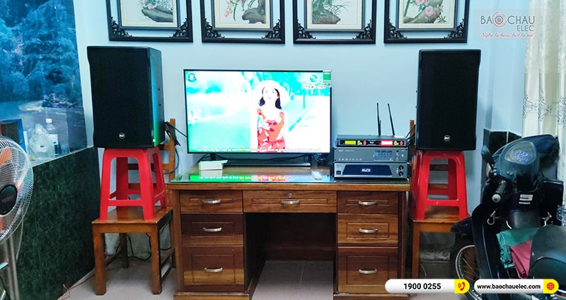 Lắp đặt dàn karaoke gia đình chị Mật tại TPHCM