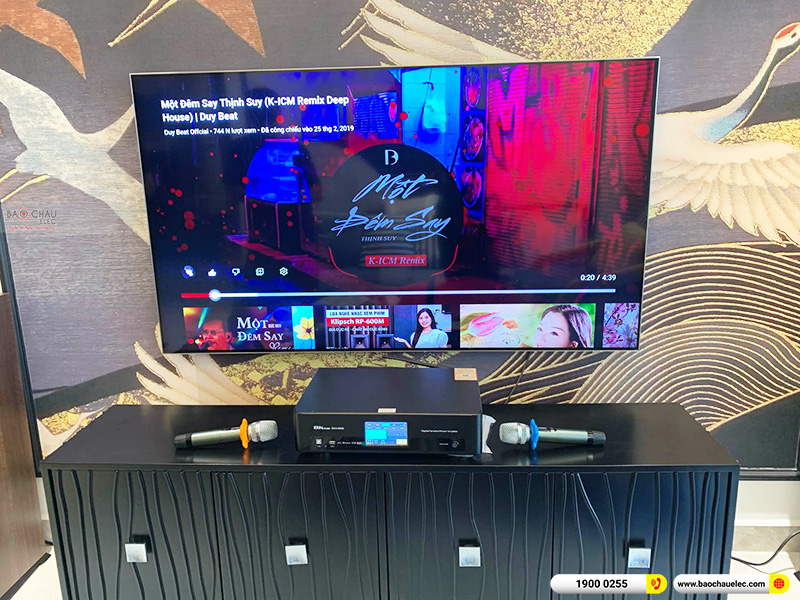 Lắp đặt dàn karaoke, nghe nhạc trị giá hơn 20 triệu cho chú Nam tại TP HCM