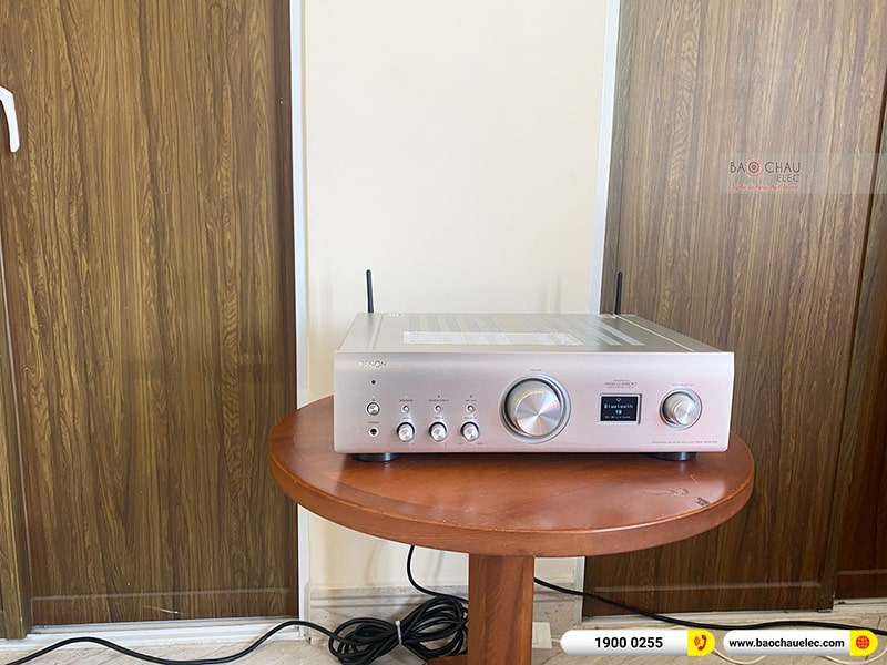 Lắp đặt dàn nghe nhạc trị giá hơn 30 triệu cho anh Cương tại TP HCM (Yamaha NS-777, Denon PMA-900HNE)