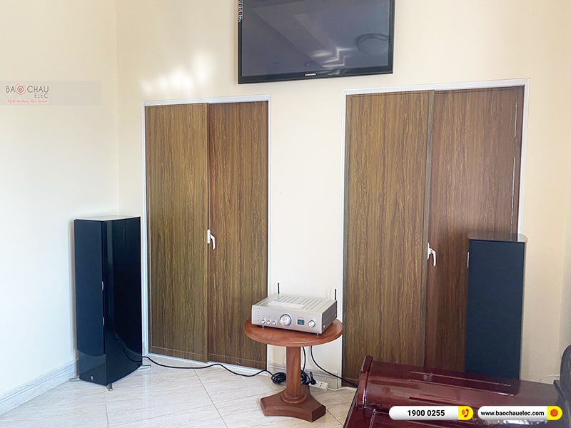 Lắp đặt dàn nghe nhạc trị giá hơn 30 triệu cho anh Cương tại TP HCM