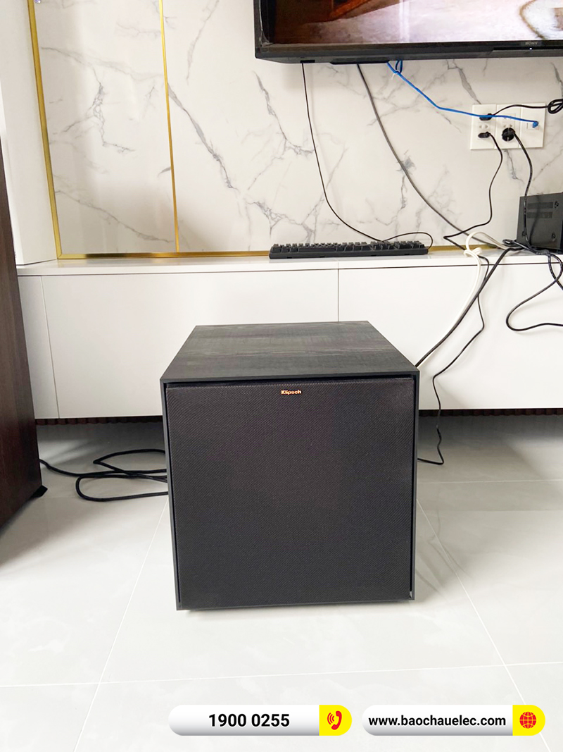 Lắp đặt dàn nghe nhạc trị giá gần 50 triệu cho anh Thọ tại TPHCM (Klipsch RP-6000F II, Denon DRA-800H, Klipsch R121SW)