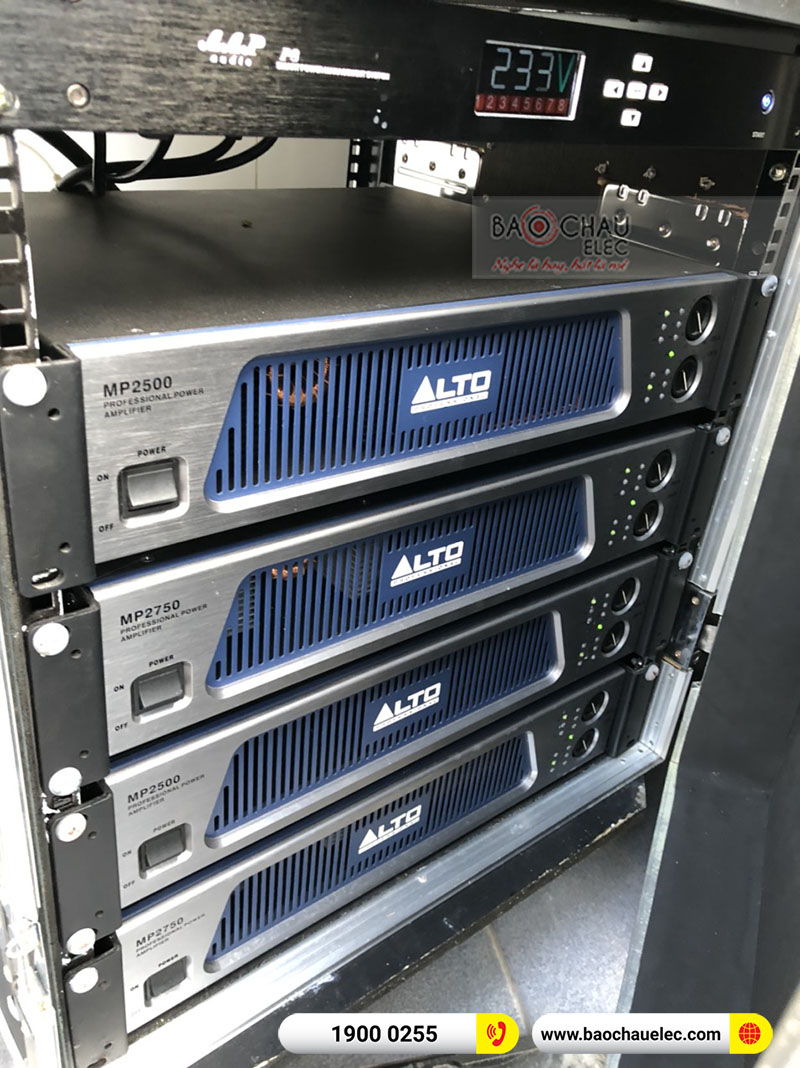 Nâng cấp dàn âm thanh hội trường Line Array Alto cho CT Khánh Sủng tại Quận 7 - HCM
