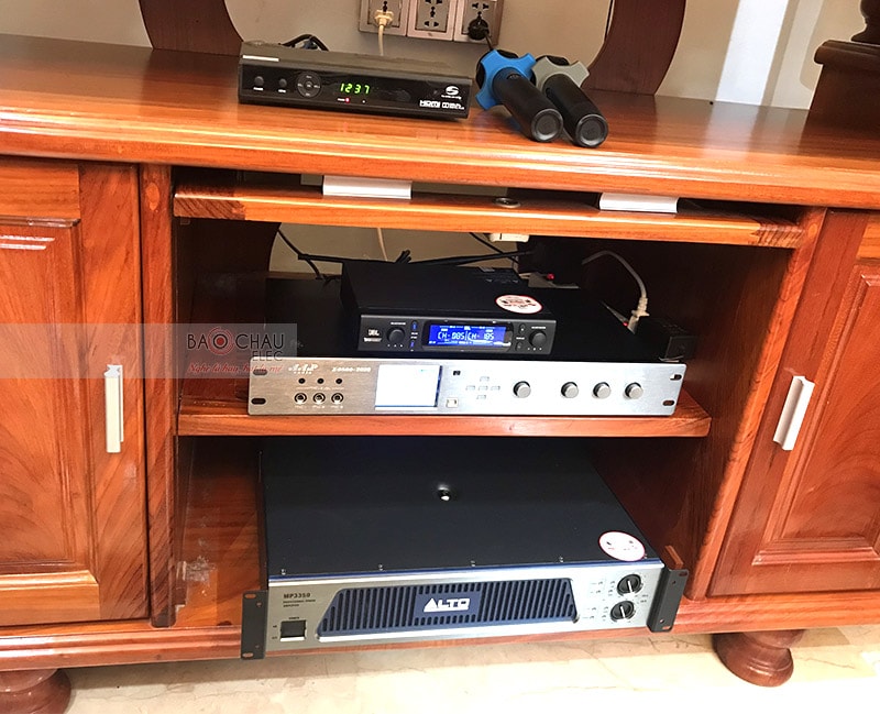 Dàn karaoke cao cấp cho gia đình chị Ngân h3