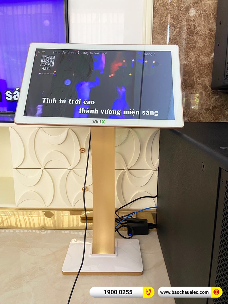 Lắp đặt dàn karaoke trị giá hơn 100 triệu cho anh Bảo tại TPHCM (JBL KP4012 G2, VM830A, KX180A, CV18S, VIP3000, 4K Plus 4TB, Màn 22inch)