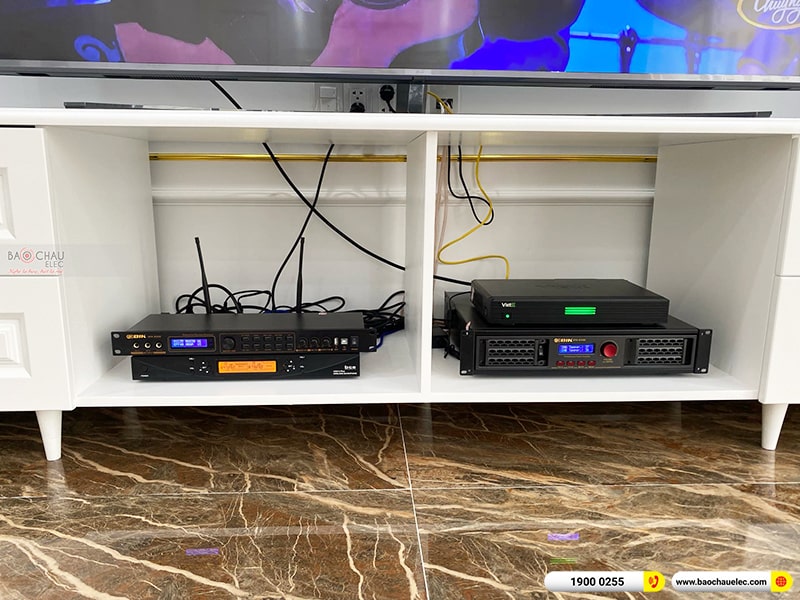 Lắp đặt dàn karaoke trị giá gần 60 triệu cho anh Liêm tại TPHCM