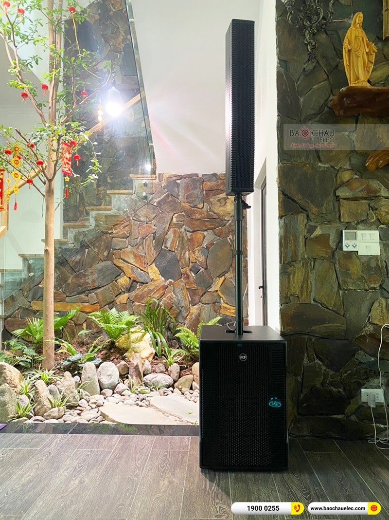 Dàn karaoke, loa di động gia đình anh Toàn