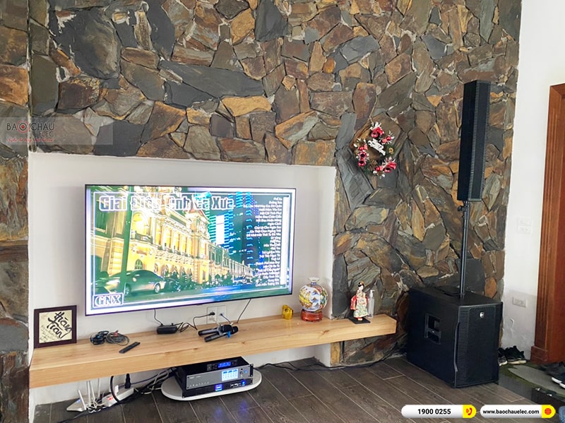 Dàn karaoke, loa di động gia đình anh Toàn