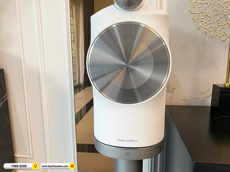 Lắp đặt cặp loa nghe nhạc B&W Formation Duo trị giá hơn 110 triệu cho anh Nhi tại TPHCM 