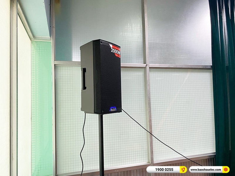 Lắp đặt dàn âm thanh hội trường Công ty CP Tư vấn Cấp thoát nước và Môi trường tại TPHCM (Alto TS410, BKSound DSP-9000 Plus) 