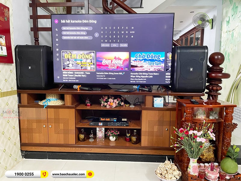 Lắp đặt dàn karaoke gia đình anh Bình tại TPHCM