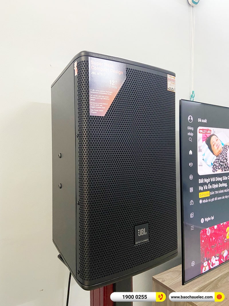 Lắp đặt dàn karaoke trị giá hơn 50 triệu cho anh Hiếu tại TPHCM (JBL MTS12, VM820A, X6 Luxury, SW612C, BCE UGX12) 