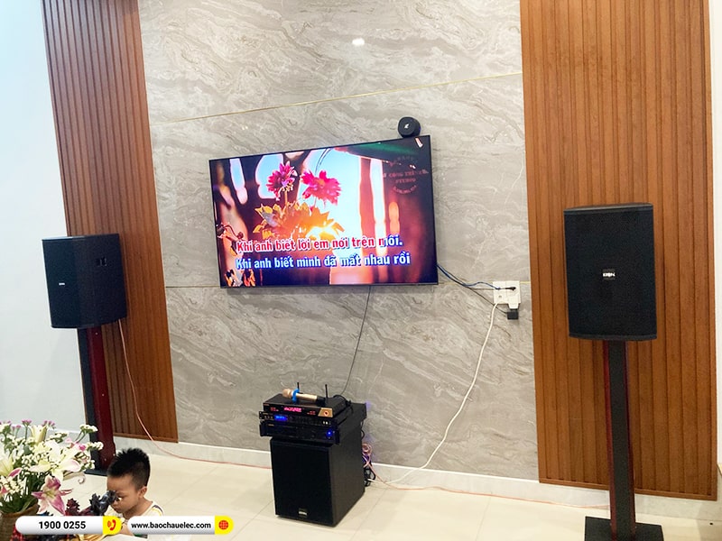 Lắp đặt dàn karaoke trị giá gần 50 triệu cho anh Huy tại TPHCM (BIK BSP 412II, VM820A, BPR-8500, BJ-W25A, BJ-U600)