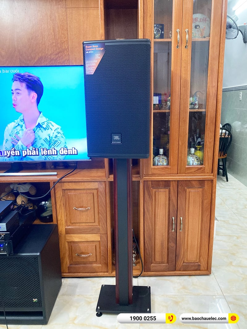 Lắp đặt d&agrave;n karaoke trị gi&aacute; gần 70 triệu cho anh Nh&atilde; tại TPHCM (JBL MTS12, VM830A, BPR-5600, BJ-W88 Plus, BJ-U500, 4K Plus 4TB) 