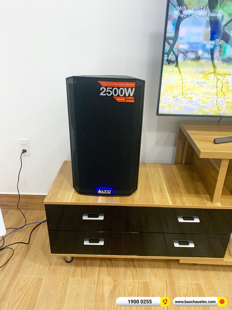 Lắp đặt dàn karaoke trị giá hơn 70 triệu cho anh Sơn tại Lâm Đồng (Alto TS412, KX180A, TS312S, VM300, 4K Plus 4TB, Màn 21.5 inch,…) 