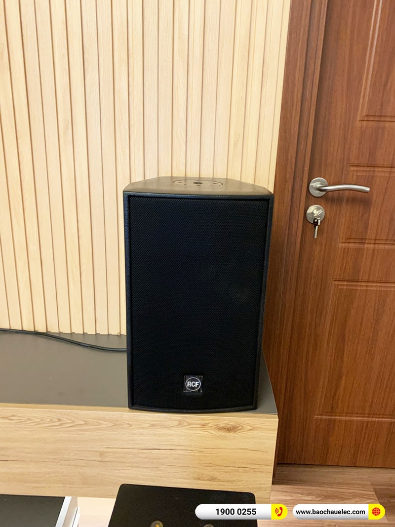 Lắp đặt dàn karaoke trị giá gần 130 triệu cho anh Chiến tại Hà Nội (RCF C3110-126, IPS 3700, KX180A, HTS12, VM300, 4K Plus 4TB, Màn 22inch) 