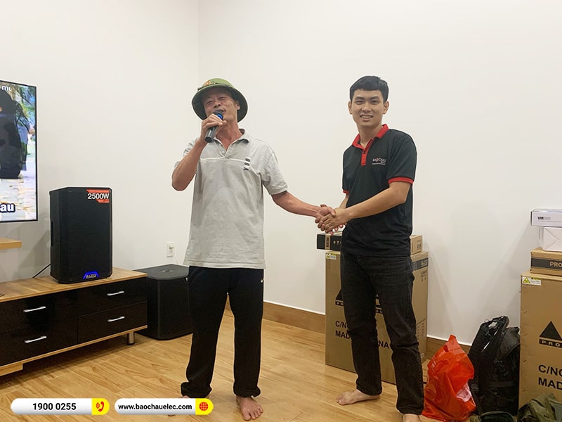 Lắp đặt dàn karaoke trị giá hơn 70 triệu cho anh Sơn tại Lâm Đồng (Alto TS412, KX180A, TS312S, VM300, 4K Plus 4TB, Màn 21.5 inch,…)