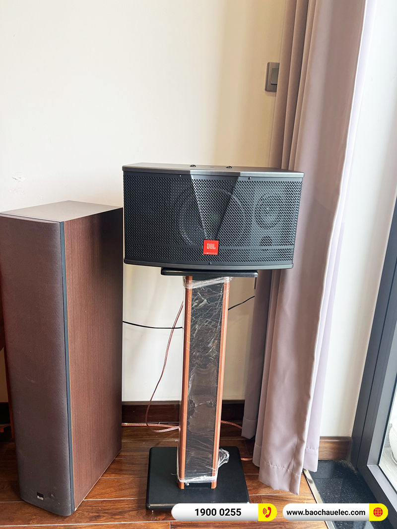 Lắp đặt dàn karaoke trị giá gần 30 triệu cho anh Thành tại TPHCM (JBL CV1852T, BKSound DKA 5500, JBL A100P) 
