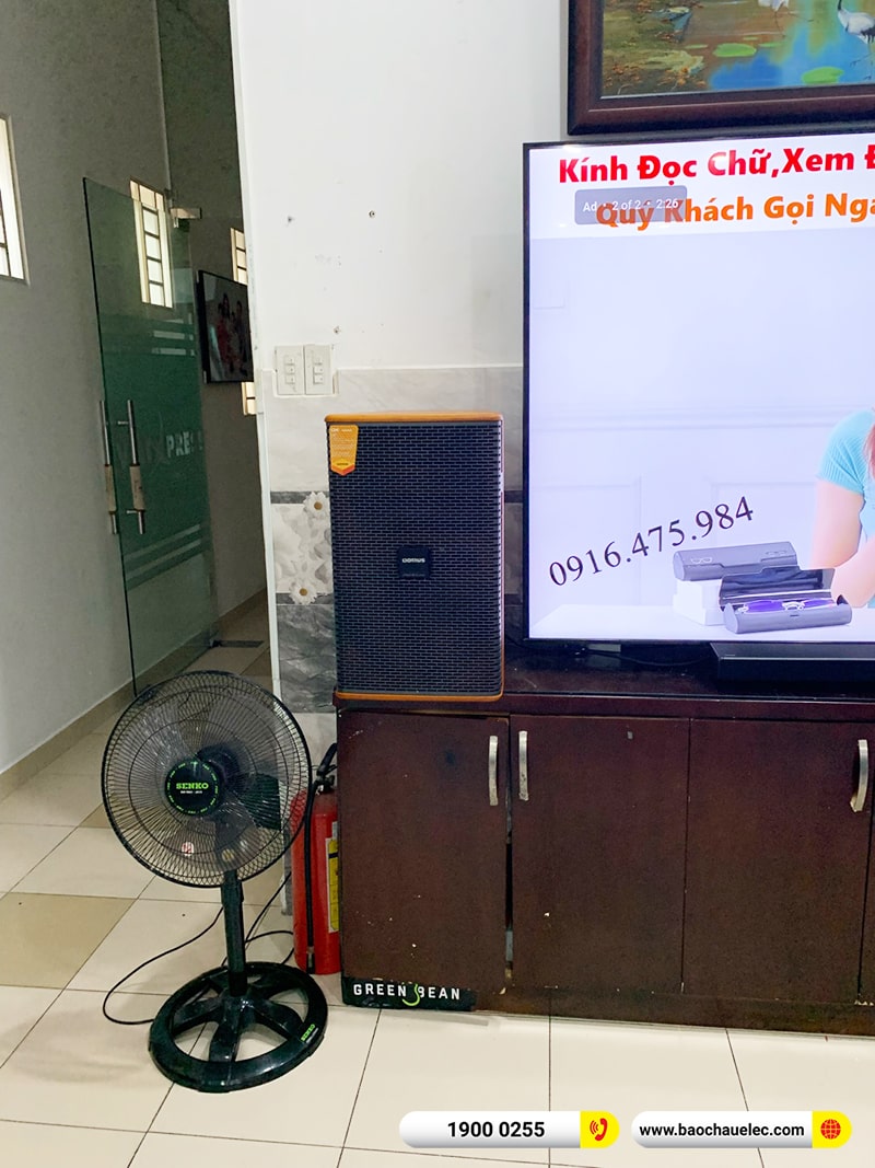Lắp đặt dàn karaoke trị giá hơn 40 triệu cho chị Ngân tại TPHCM (Domus DK612, BPA-6200, BPR-8500, SW612, BJ-U500) 