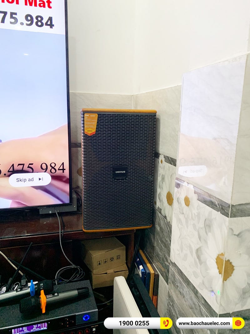 Lắp đặt dàn karaoke trị giá hơn 40 triệu cho chị Ngân tại TPHCM (Domus DK612, BPA-6200, BPR-8500, SW612, BJ-U500) 